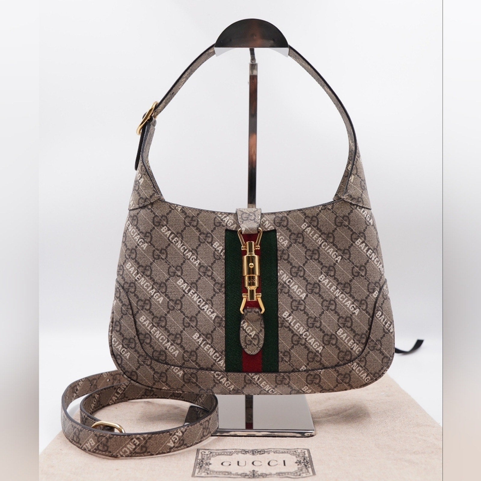 BE33❤️Gucci X Balenciaga The Hacker Project Jackie 1961 Shoulder