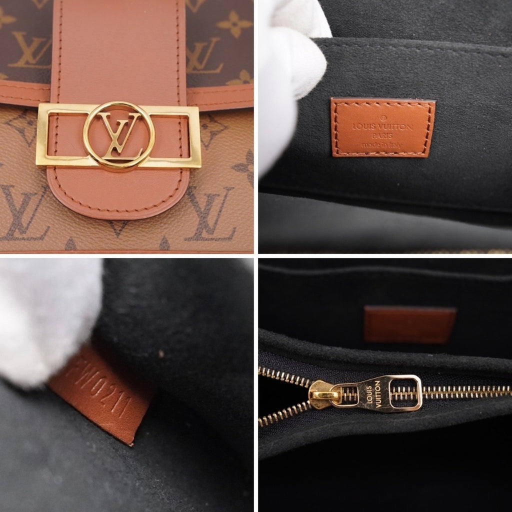 CF13 💟 Louis Vuitton Reverse Monogram Dauphine MM