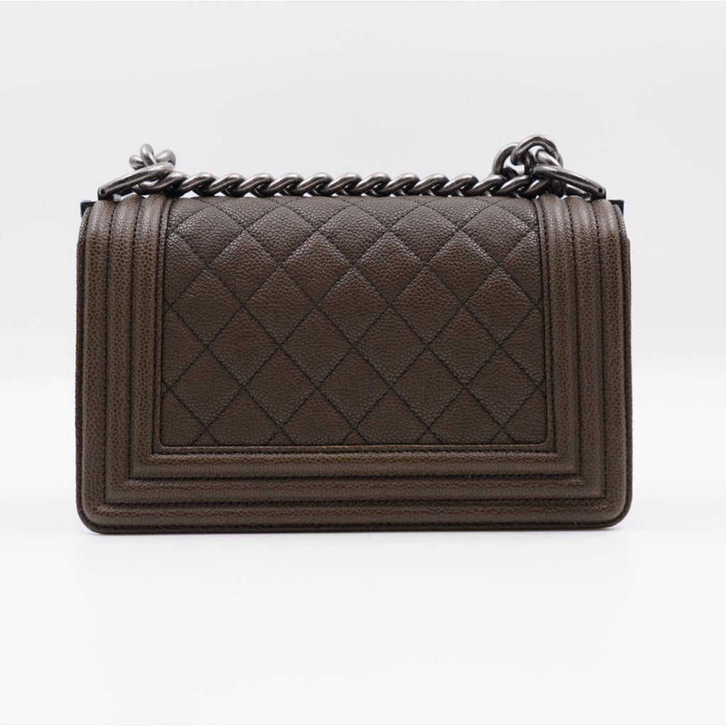 CC25 ❤️ Chanel Caviar Quilted Small Boy Flap