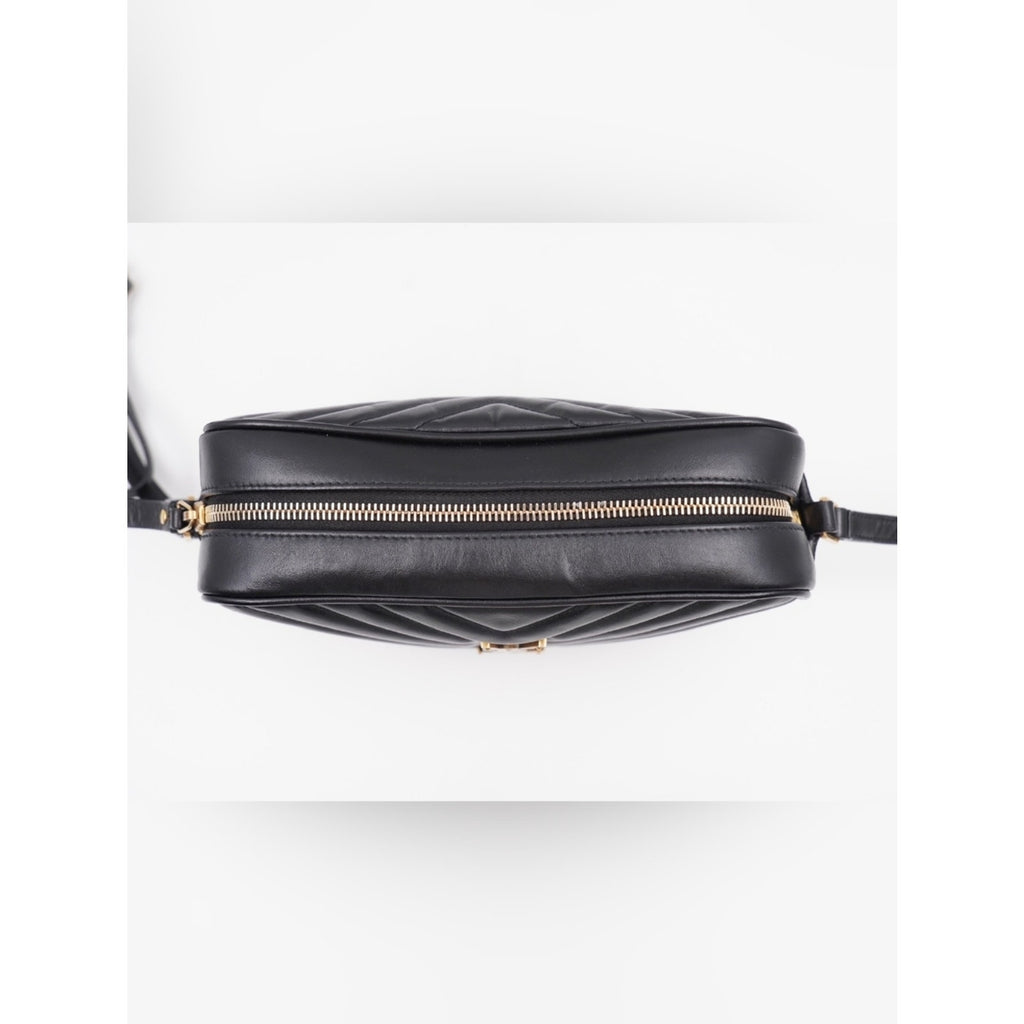 CG40 💗 Saint Laurent Calfskin Matelasse Monogram Lou Camera Bag