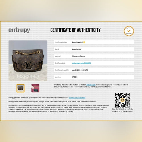 CB49 💟 Louis Vuitton Monogram Passy Crossbody bag