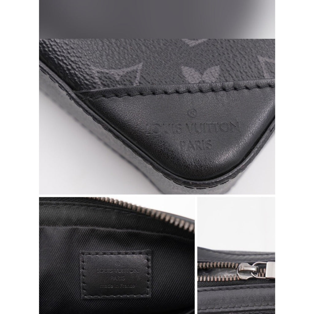 CI25 ❤️ Louis Vuitton Monogram Eclipse Trio Shoulder Bag