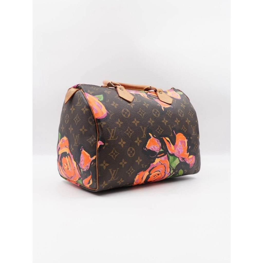 CP35 💟 Louis Vuitton Monogram Roses Speedy 30