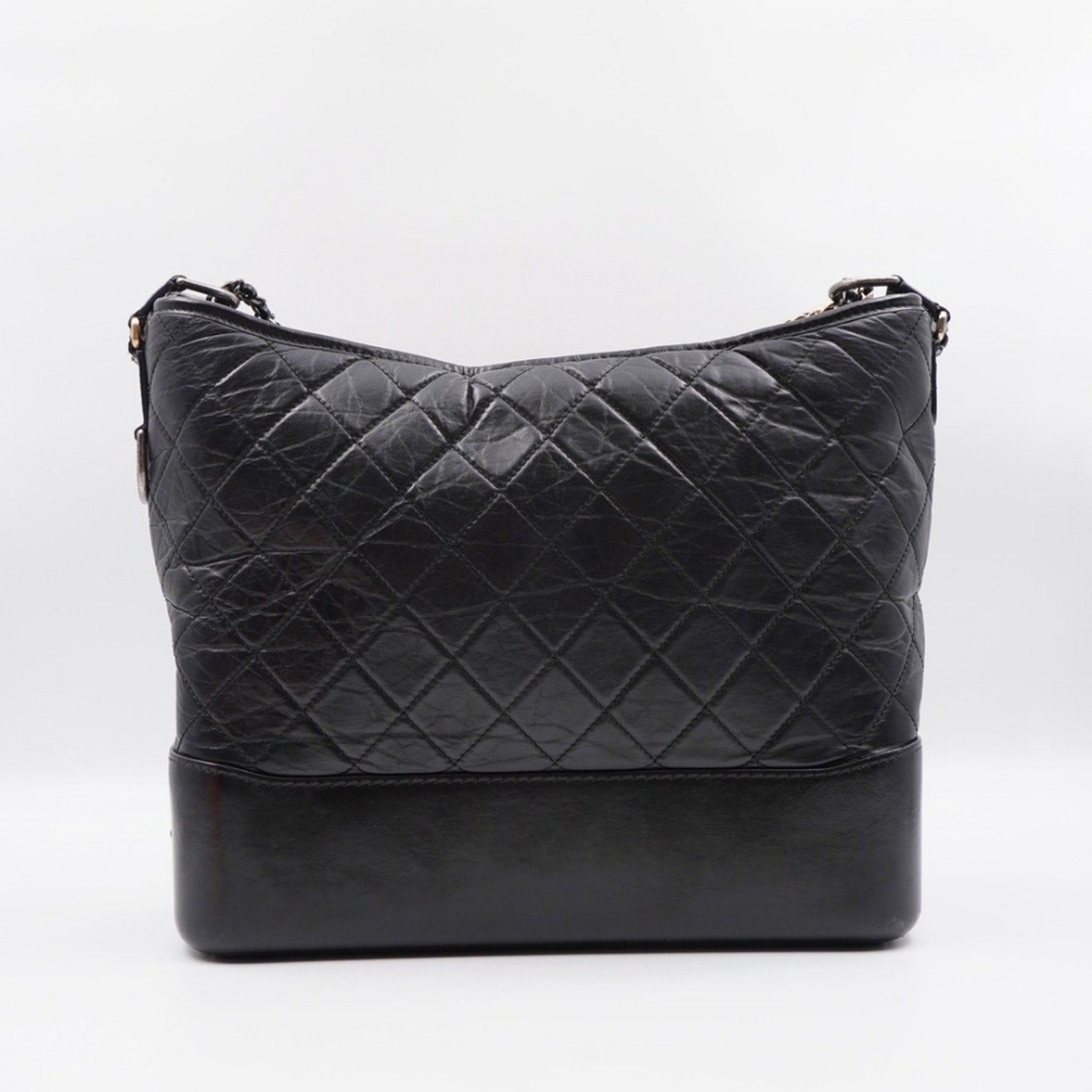 CG04 💟 Chanel Aged Calfskin Quilted Large Gabrielle Hobo