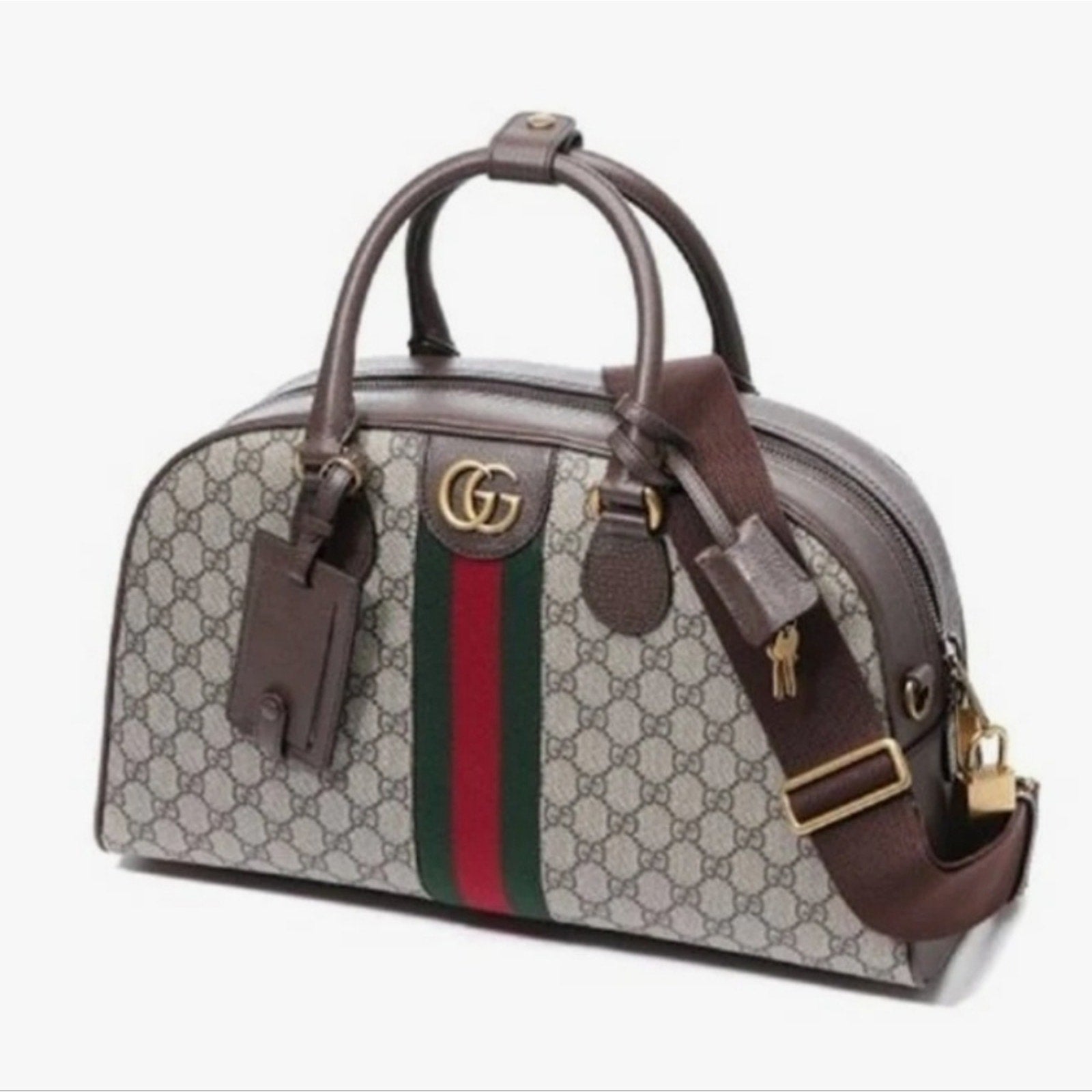 17A❤️NWT Gucci GG Ophidia Medium Bowling Bag