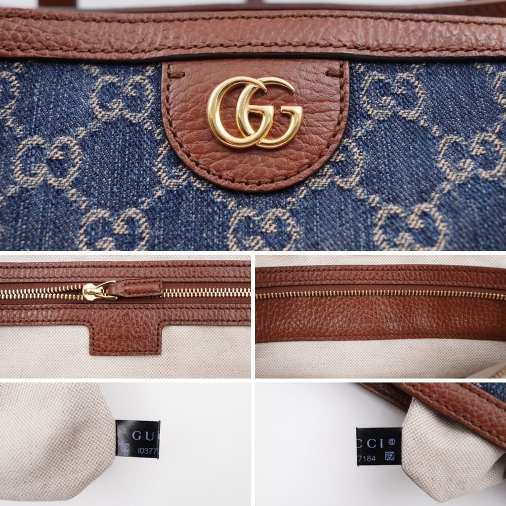 CE48 💟 Gucci GG Denim Ophidia Medium
