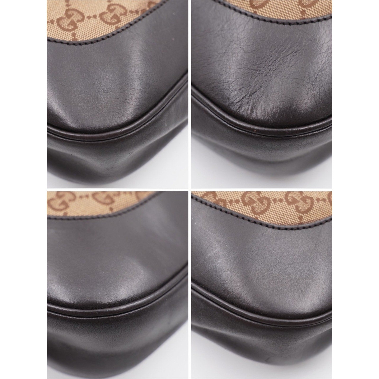 CG71 💗 Gucci Gg Canvas Jackie Hobo Sherry line