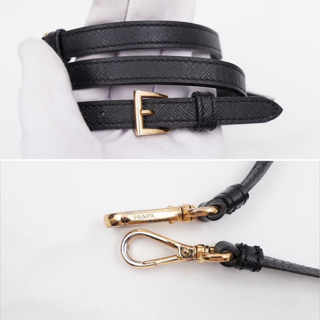 BQ42 💖 Prada Saffiano Leather Shoulder Bag