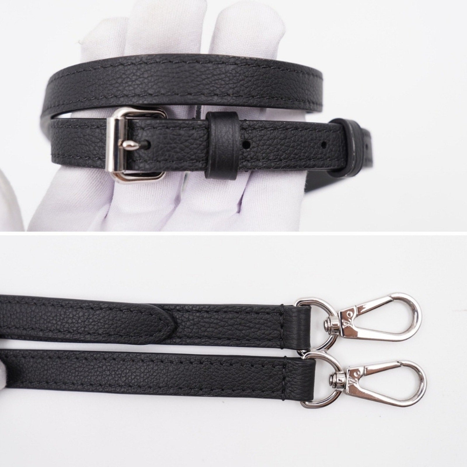 CE31 💟 Louis Vuitton Calfskin Lockme Ever BB Black