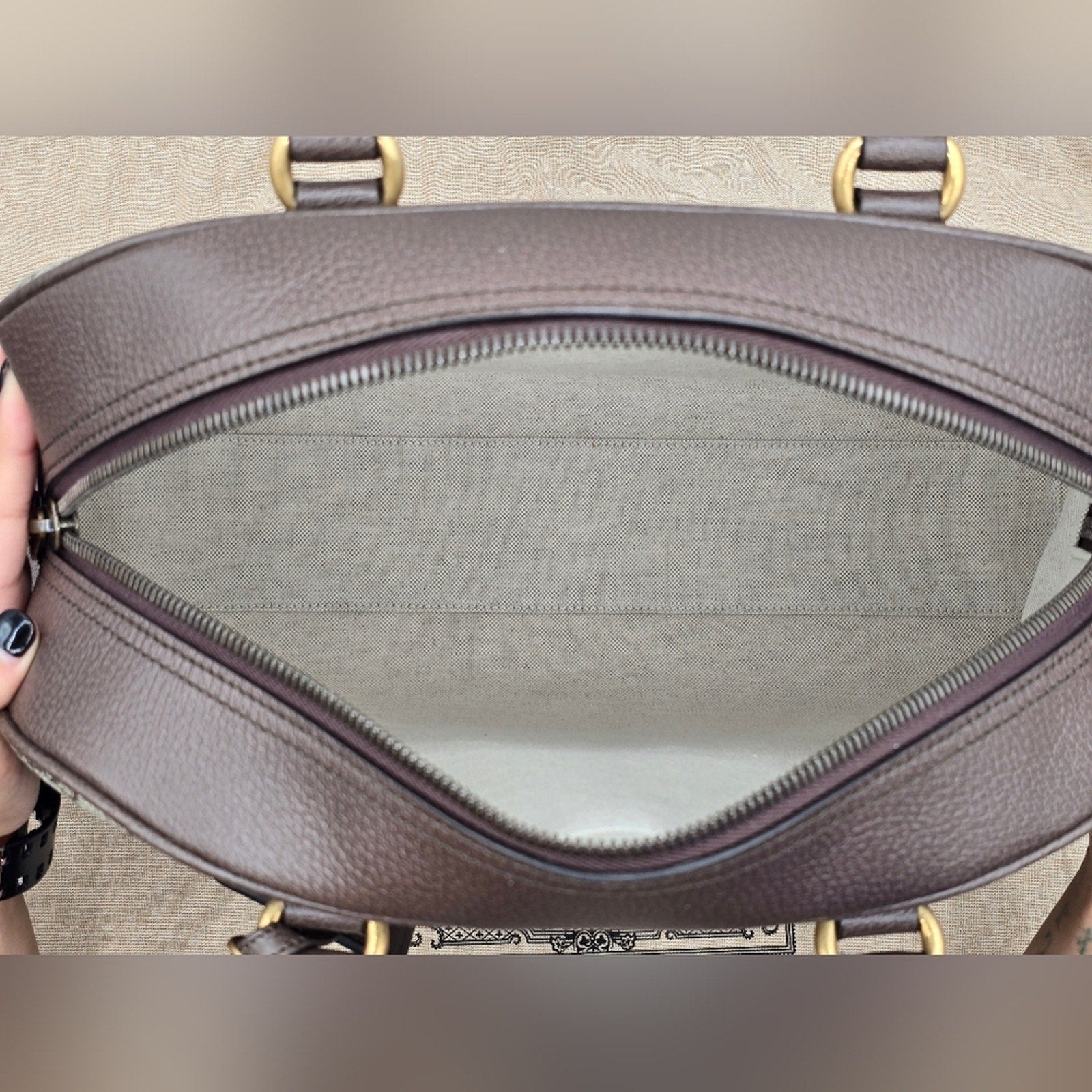 17A❤️NWT Gucci GG Ophidia Medium Bowling Bag