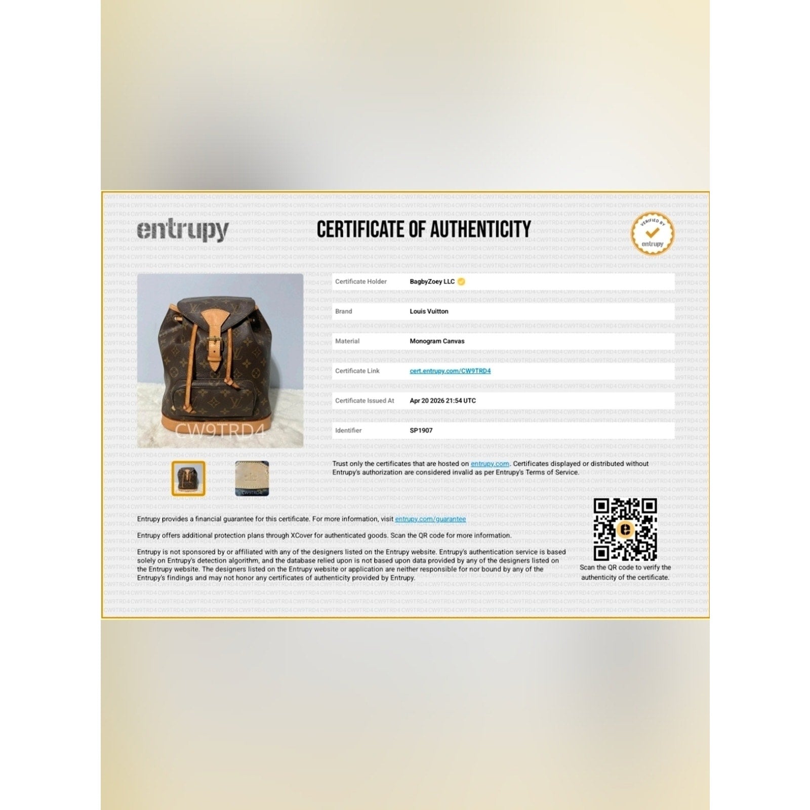 CG44 💗 Louis Vuitton Monogram Montsouris MM Backpack