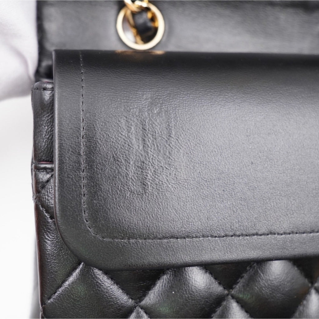 CD16 💖 Chanel Medium Classic Double Flap Bag Lambskin Gold Hardware