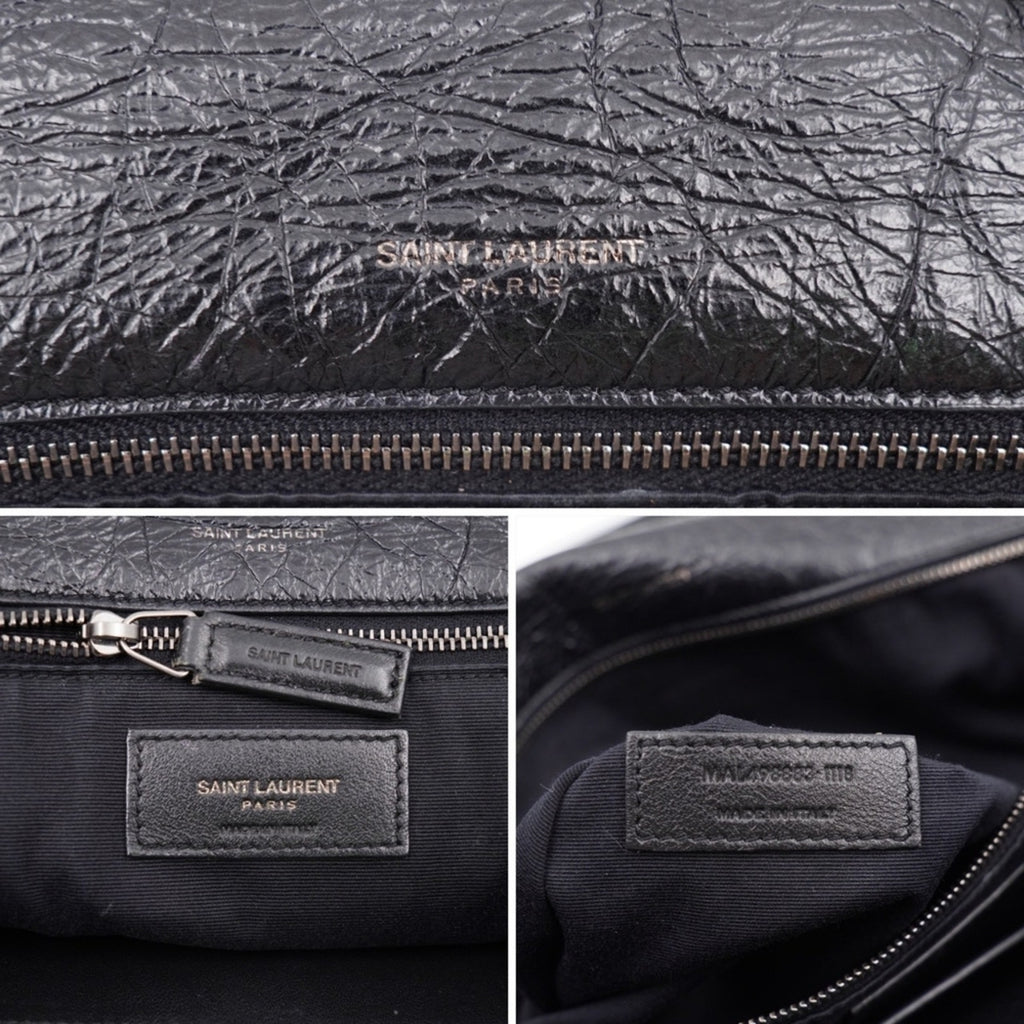 CF12 💟 Saint Laurent Chevron Niki Large