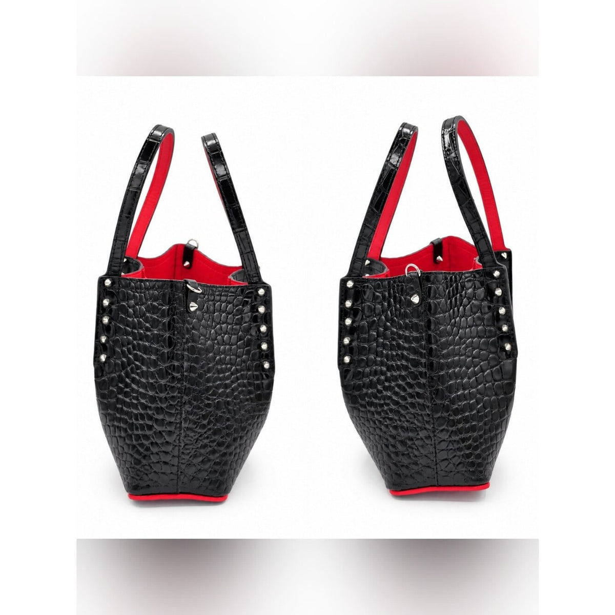 CP68❤️ NWT Christian Louboutin Cabarock mini Handbag leather black
