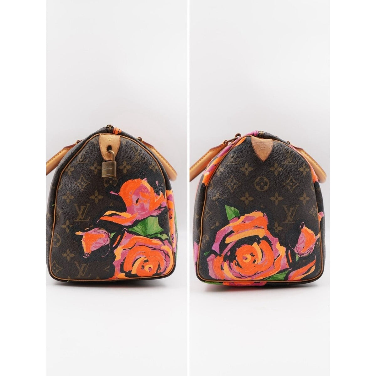 CP35 💟 Louis Vuitton Monogram Roses Speedy 30