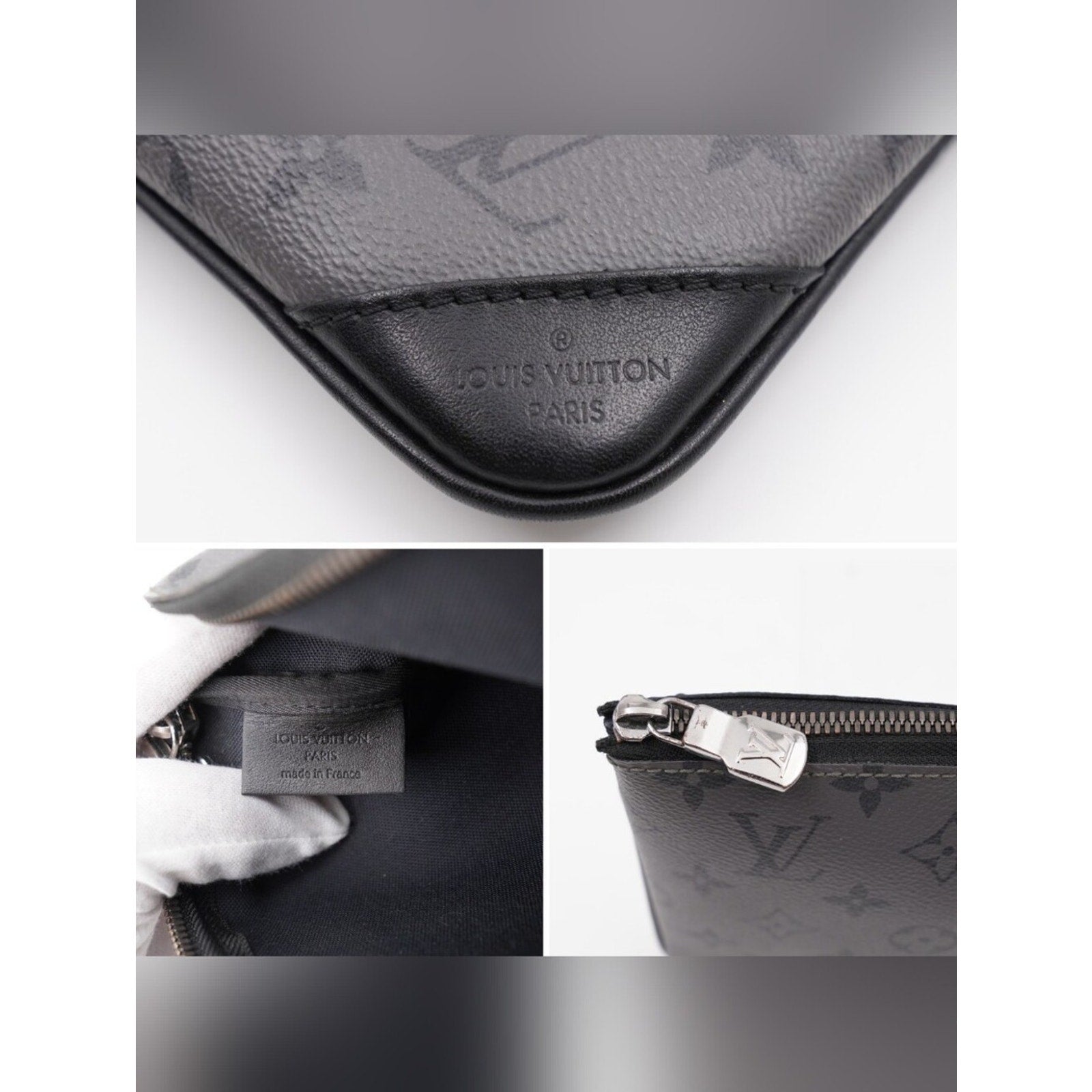 CI25 ❤️ Louis Vuitton Monogram Eclipse Trio Shoulder Bag
