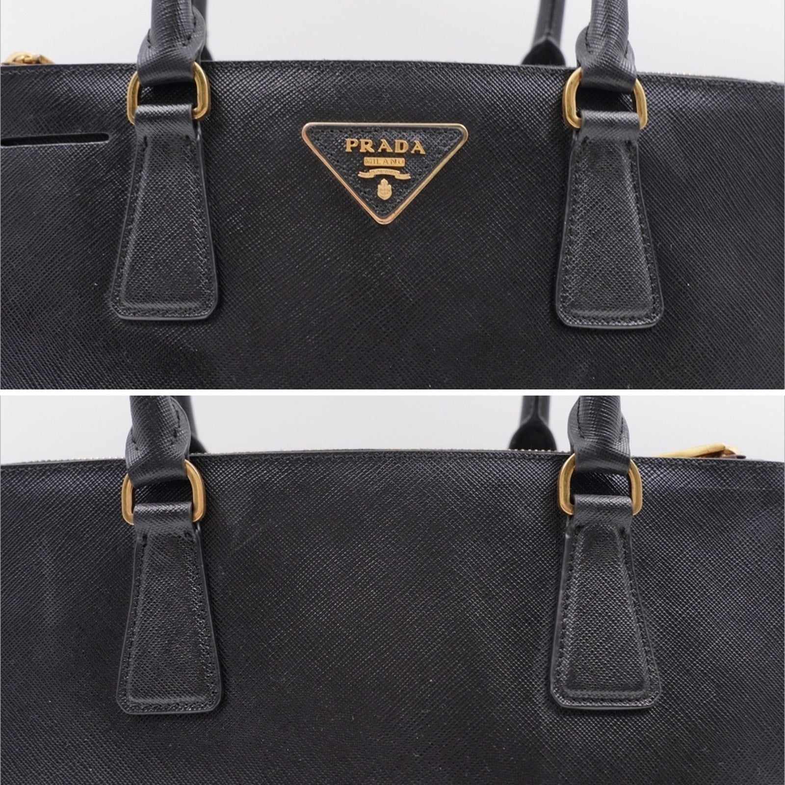 BQ42 💖 Prada Saffiano Leather Shoulder Bag