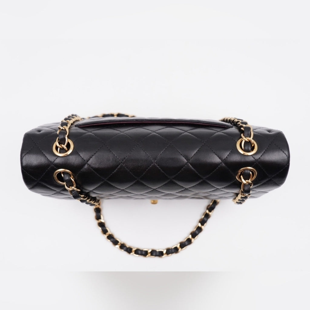 CD16 💖 Chanel Medium Classic Double Flap Bag Lambskin Gold Hardware