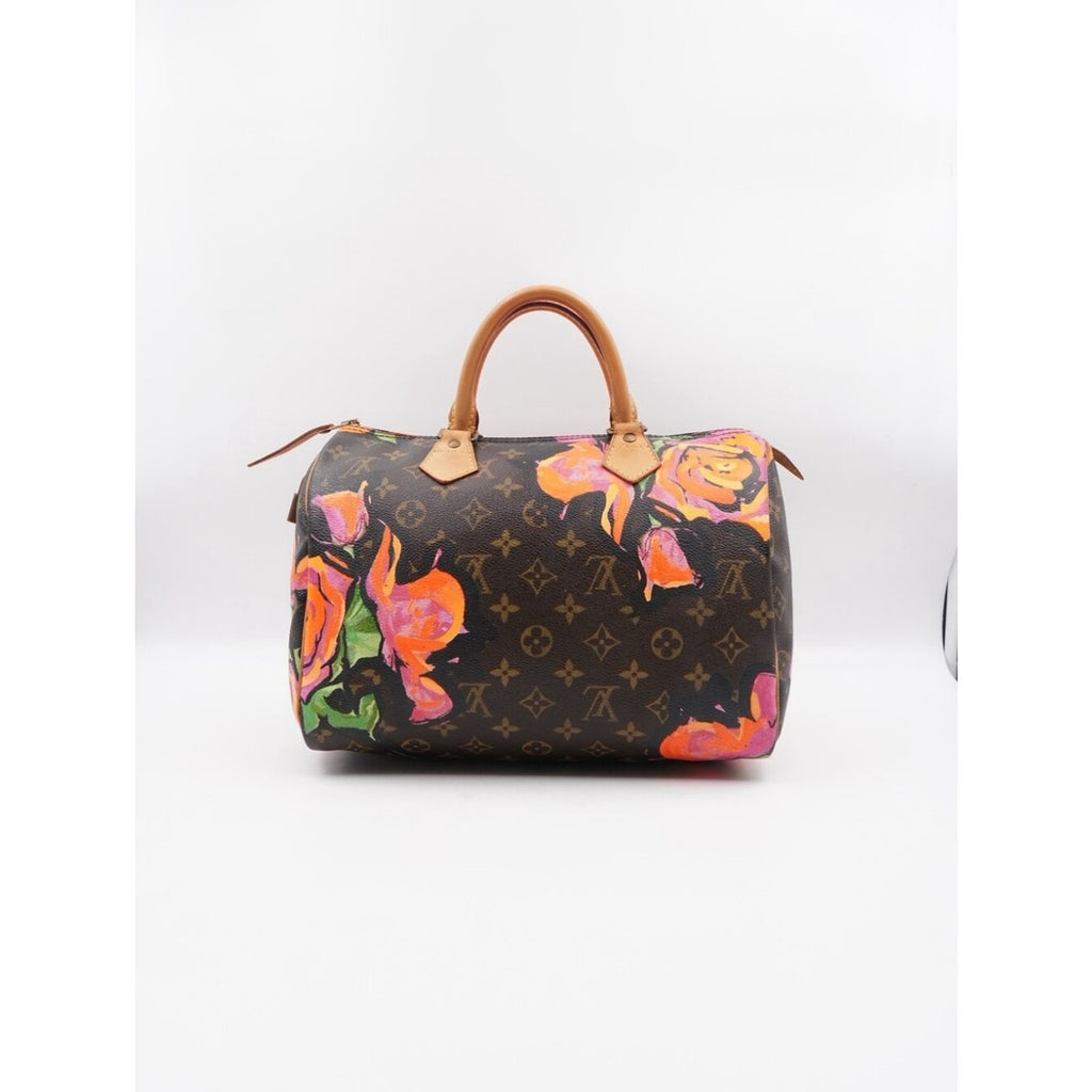 CP35 💟 Louis Vuitton Monogram Roses Speedy 30