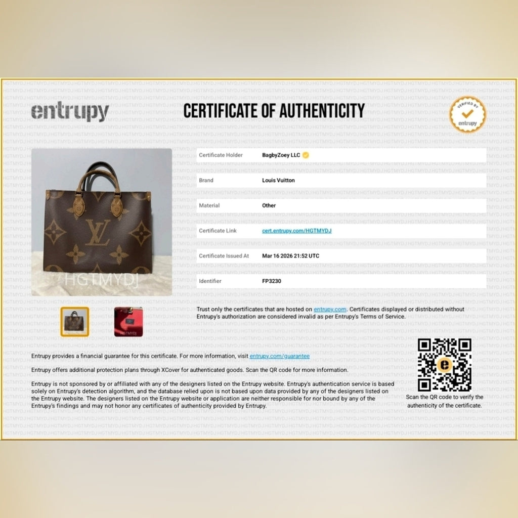 CE24 💟 Louis Vuitton Reverse Monogram Giant Onthego MM
