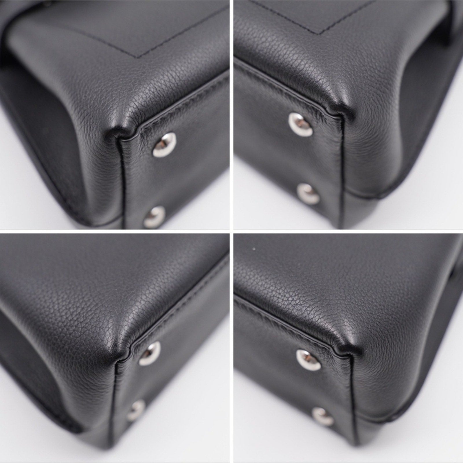 CE31 💟 Louis Vuitton Calfskin Lockme Ever BB Black