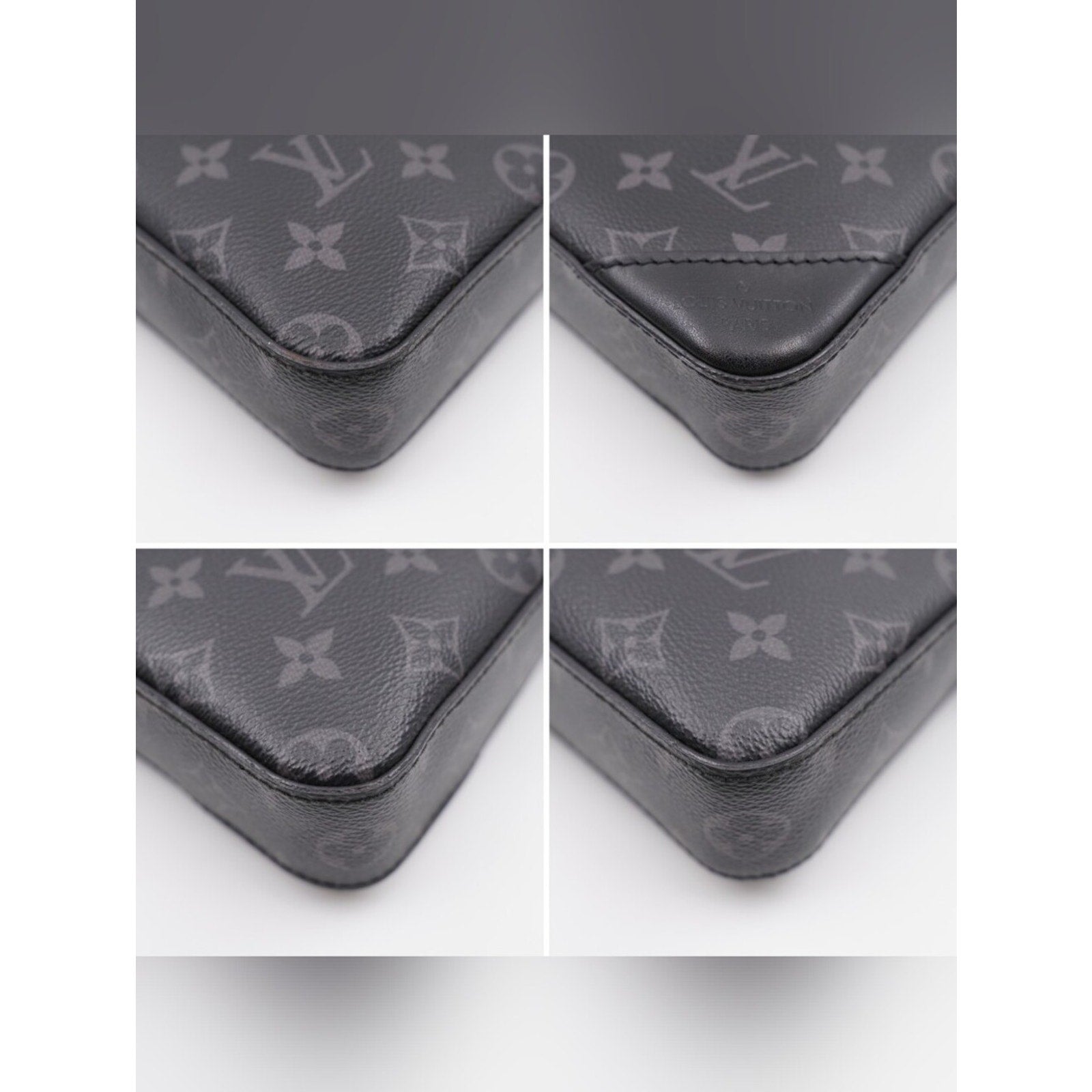 CI25 ❤️ Louis Vuitton Monogram Eclipse Trio Shoulder Bag