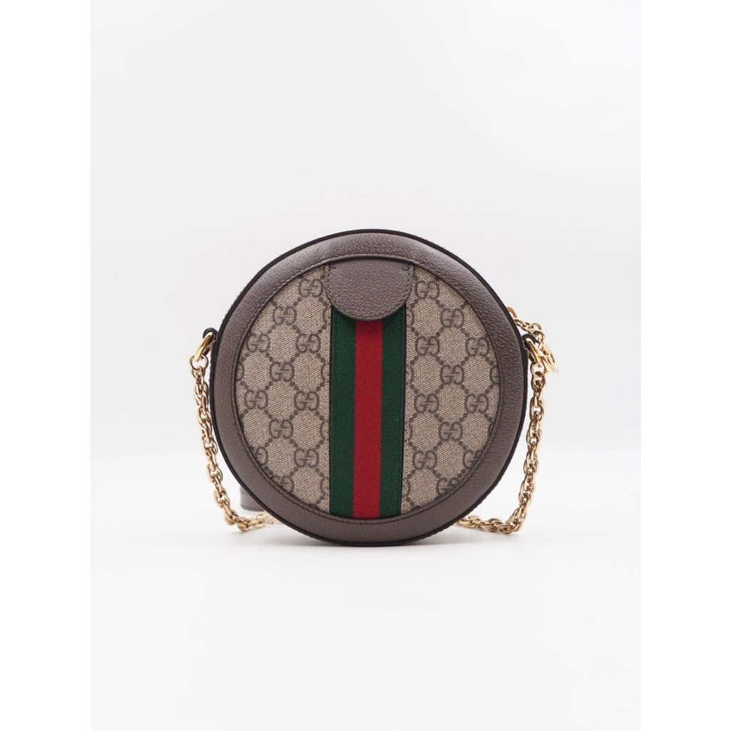 CG52 💗 Gucci Ophidia Mini Round Shoulder Crossbody Bag