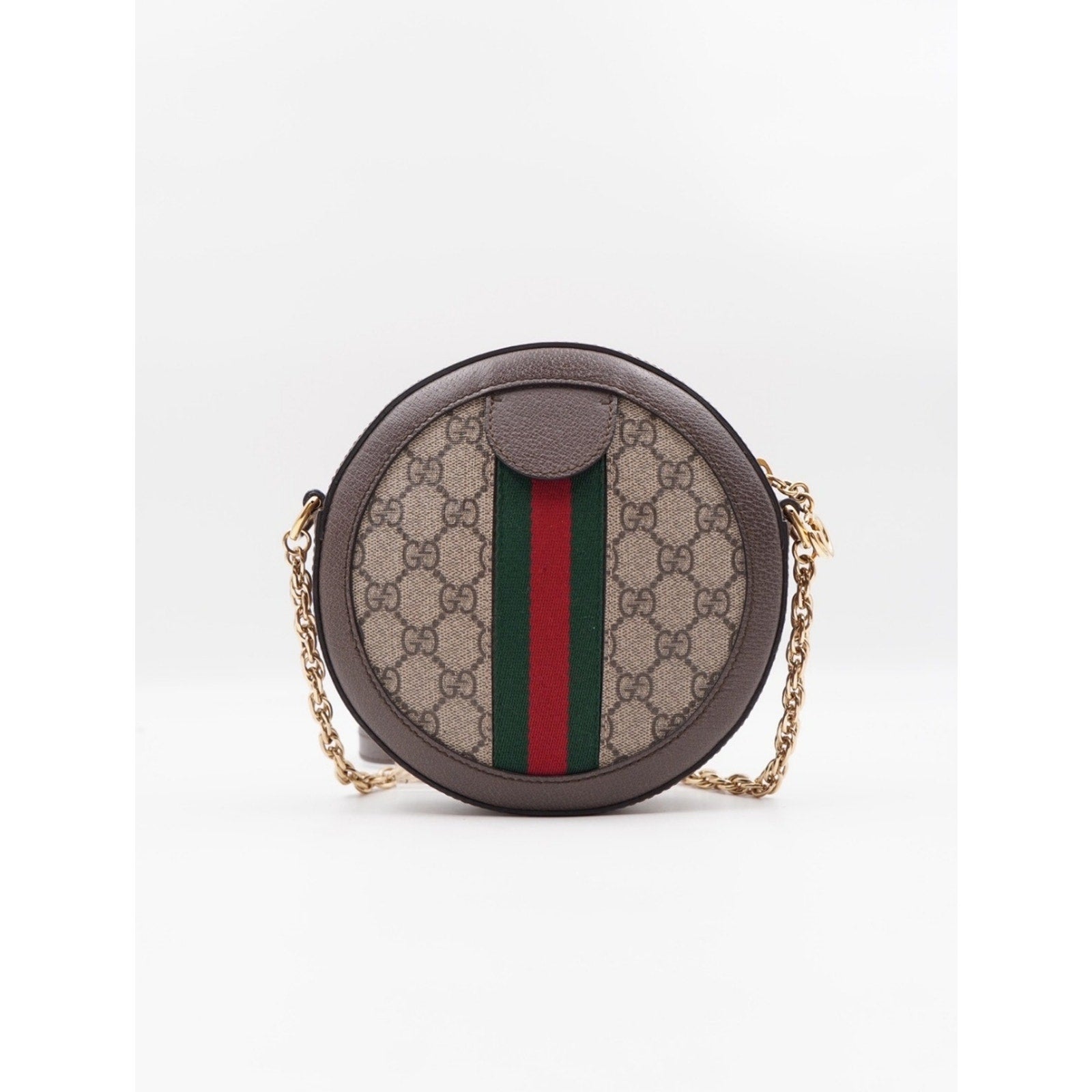 CG52 💗 Gucci Ophidia Mini Round Shoulder Crossbody Bag