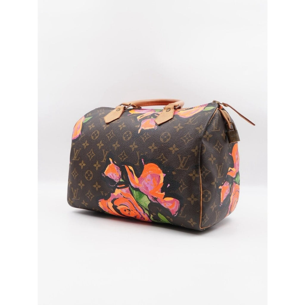 CP35 💟 Louis Vuitton Monogram Roses Speedy 30