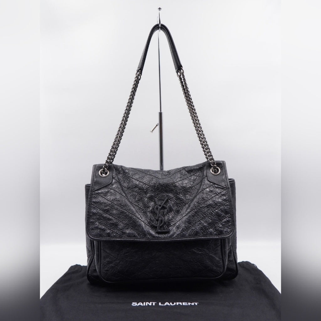 CF12 💟 Saint Laurent Chevron Niki Large