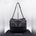 CF12 💟 Saint Laurent Chevron Niki Large