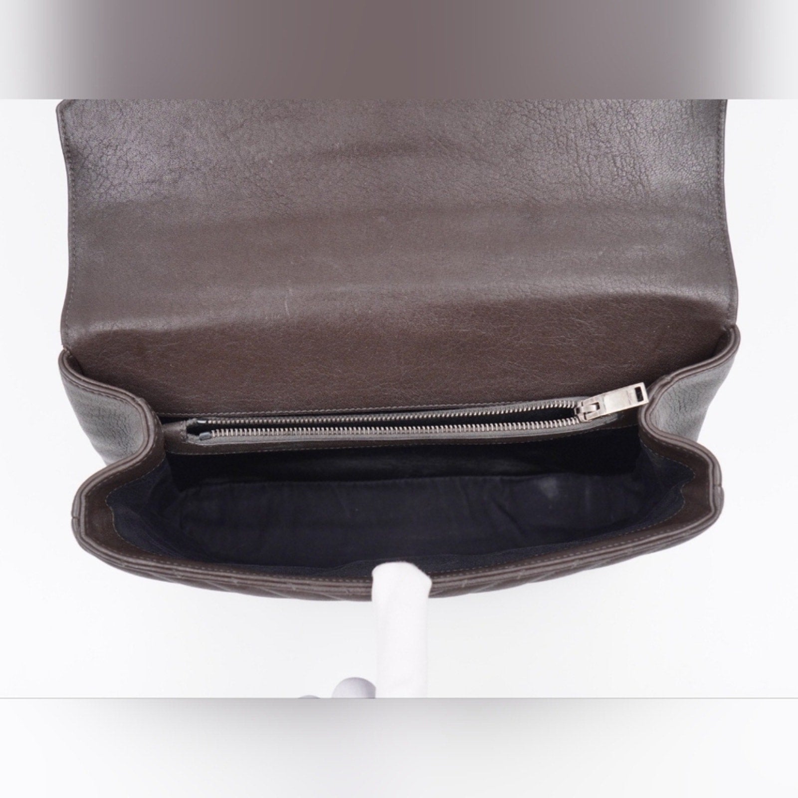 CG10 💟 Saint Laurent Leather College Large