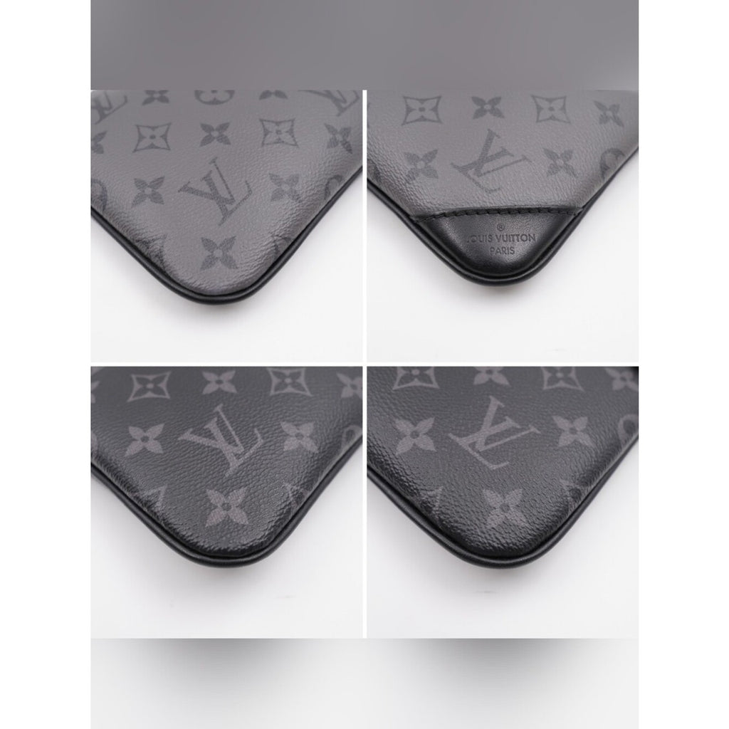 CI25 ❤️ Louis Vuitton Monogram Eclipse Trio Shoulder Bag