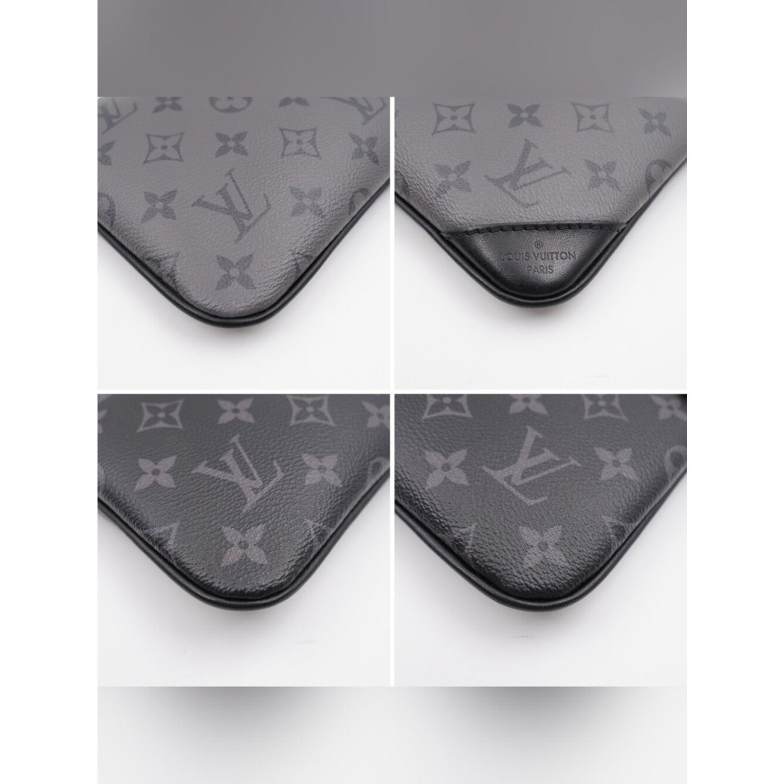 CI25 ❤️ Louis Vuitton Monogram Eclipse Trio Shoulder Bag