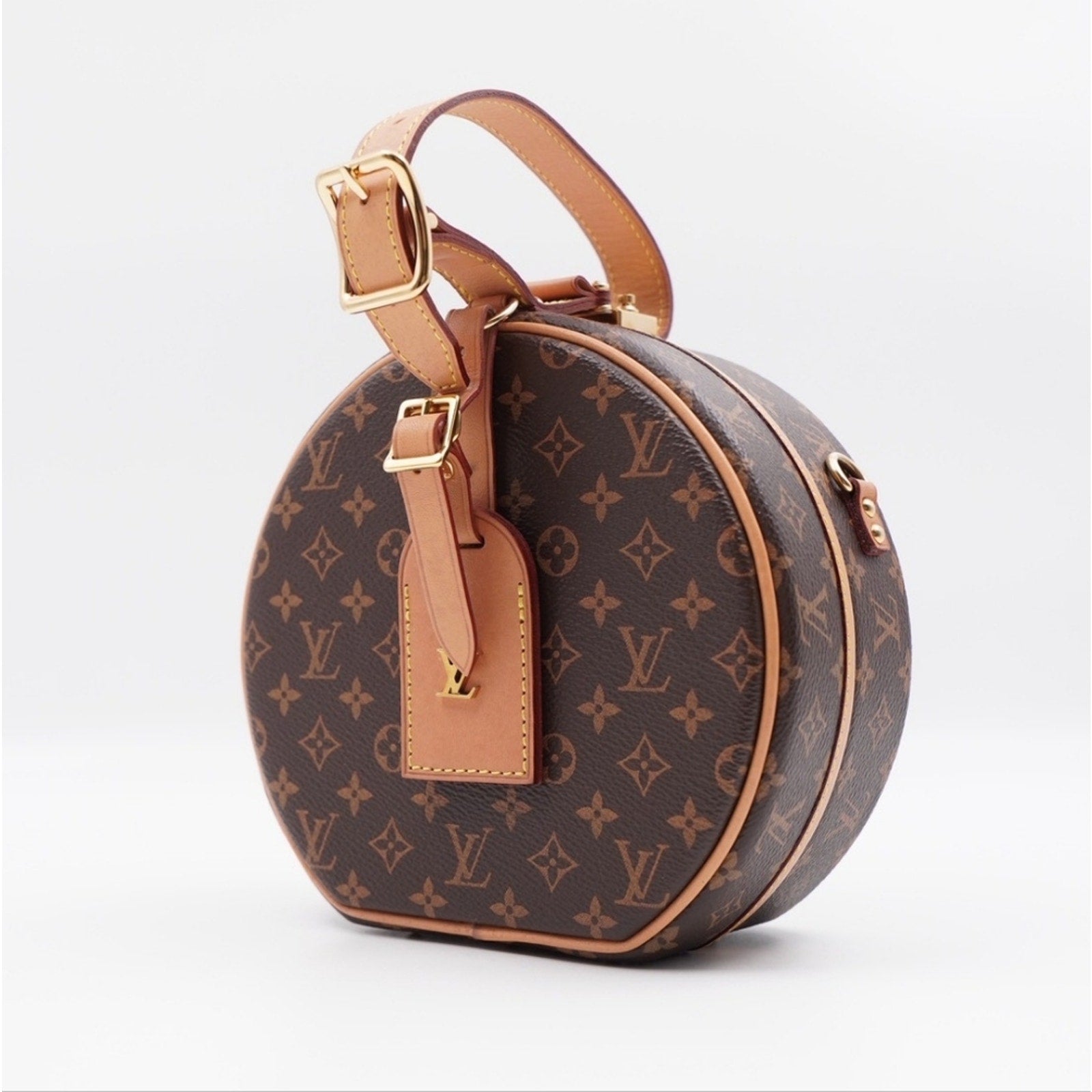 CE26 💟 Louis Vuitton Petite Boite Chapeau Monogram Crossbody Bag