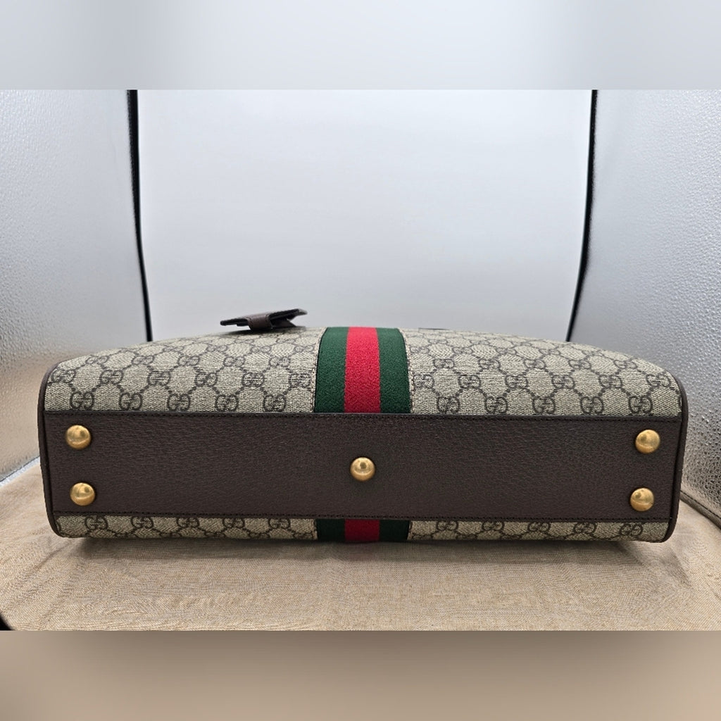 17A❤️NWT Gucci GG Ophidia Medium Bowling Bag