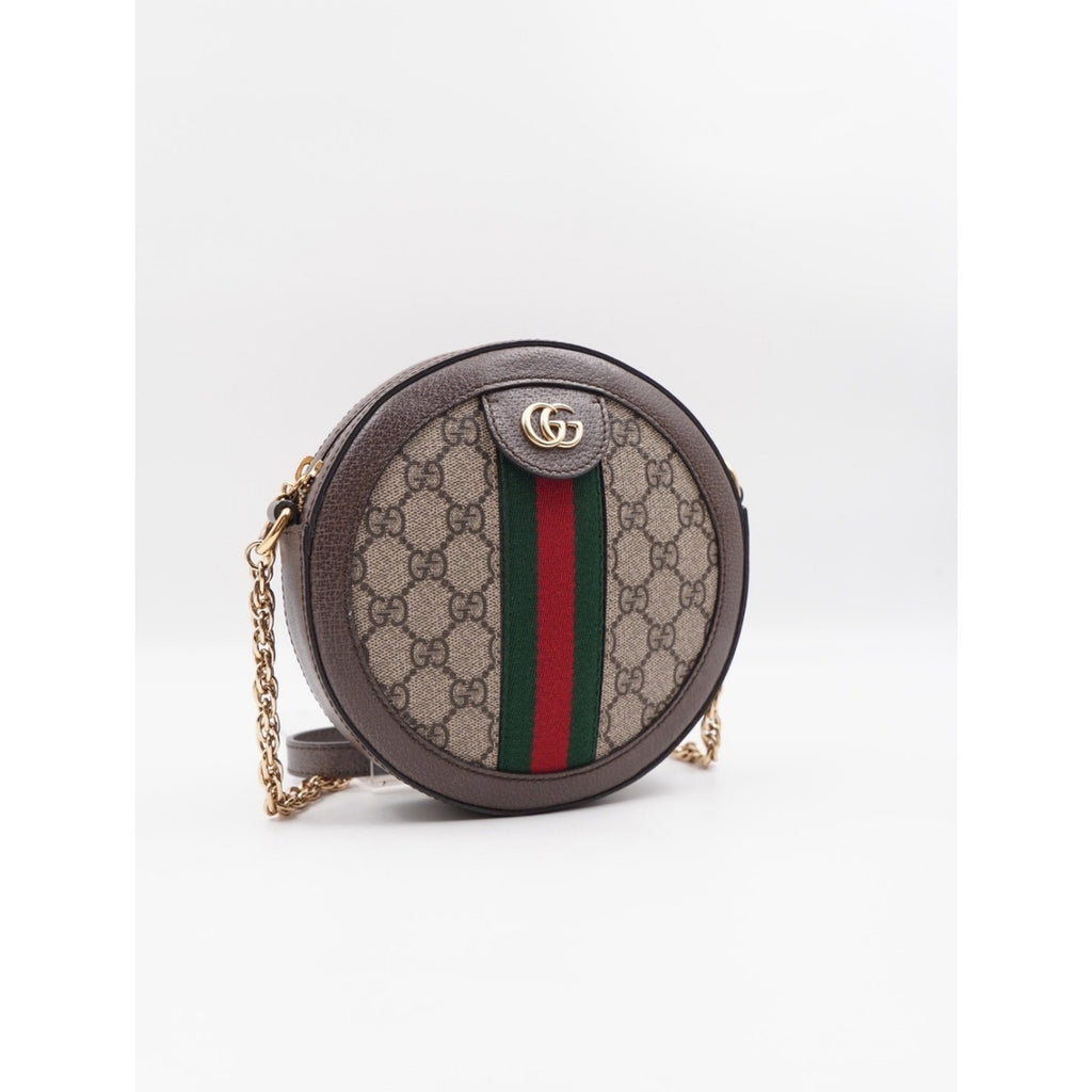 CG52 💗 Gucci Ophidia Mini Round Shoulder Crossbody Bag