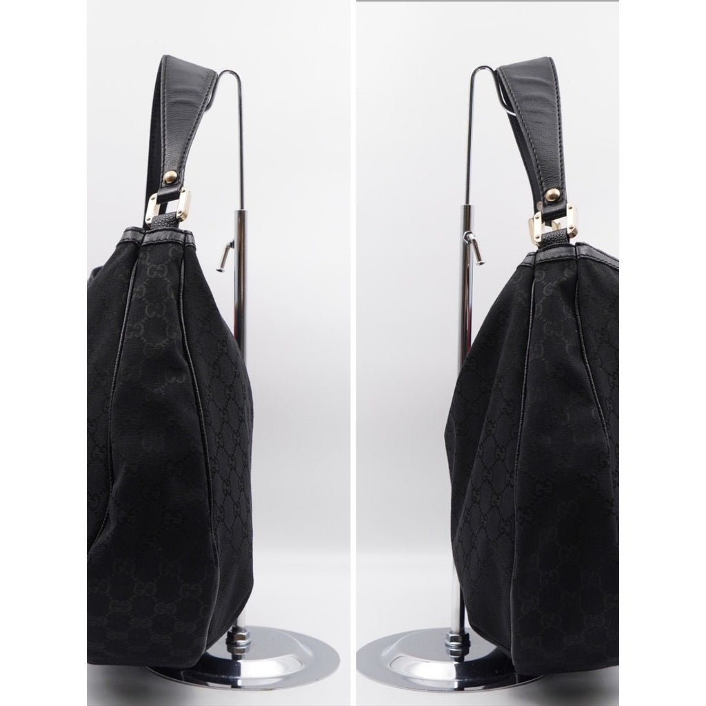 CH11 💗 Gucci GG Canvas Web New Ladies Hobo Bag