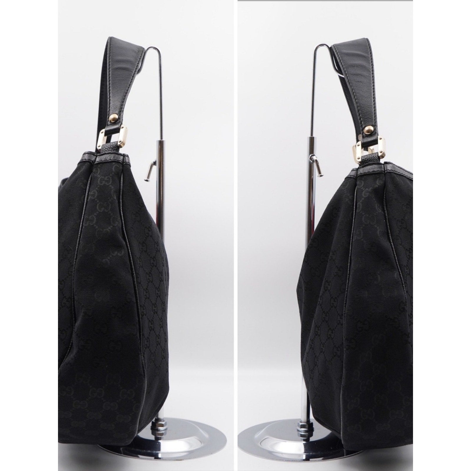 CH11 💗 Gucci GG Canvas Web New Ladies Hobo Bag