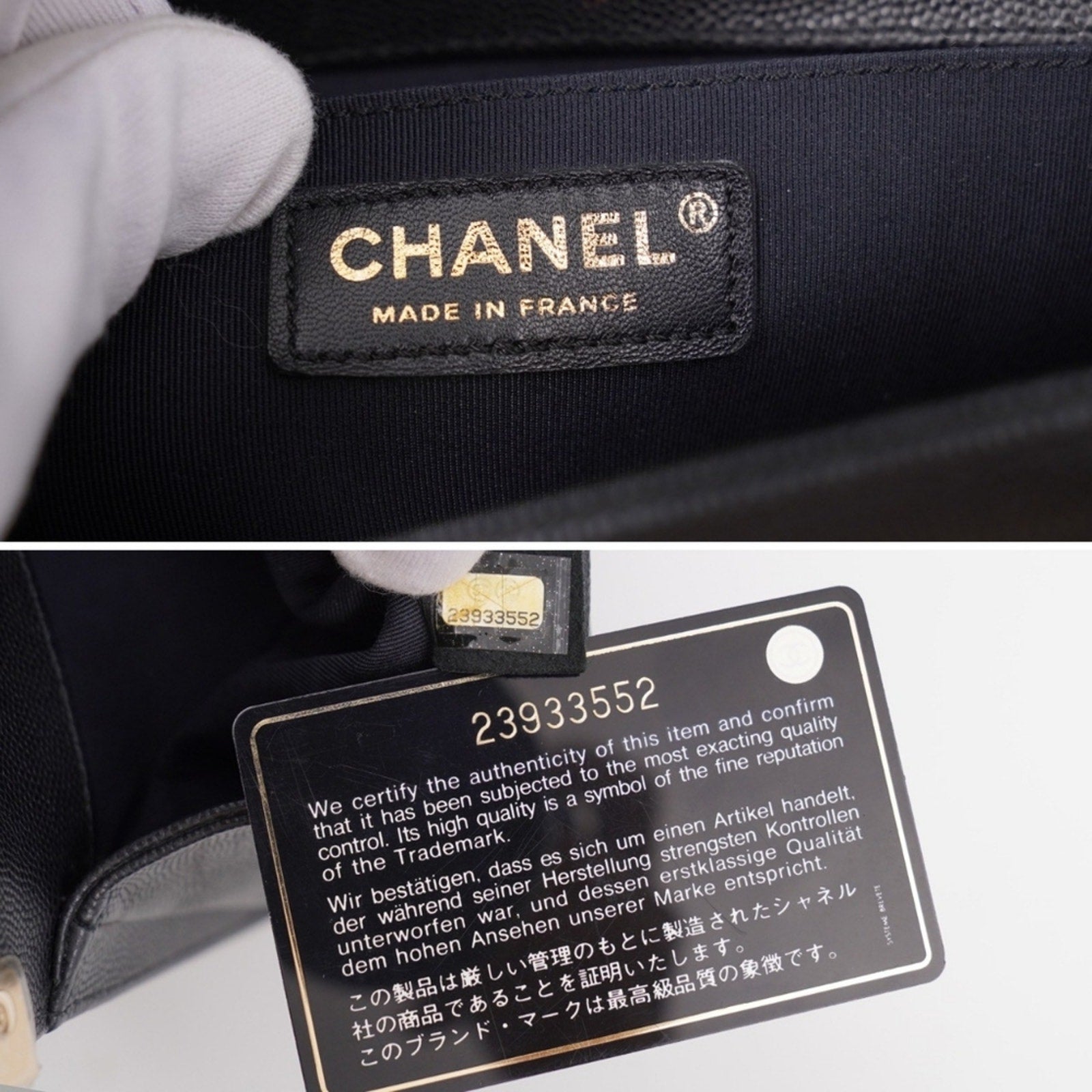 CC26 ❤️ Chanel Caviar Quilted Medium Boy Flap Black