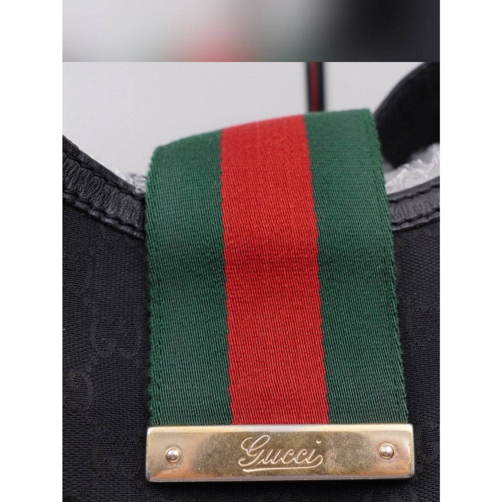 CH11 💗 Gucci GG Canvas Web New Ladies Hobo Bag