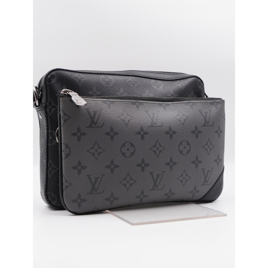CI25 ❤️ Louis Vuitton Monogram Eclipse Trio Shoulder Bag