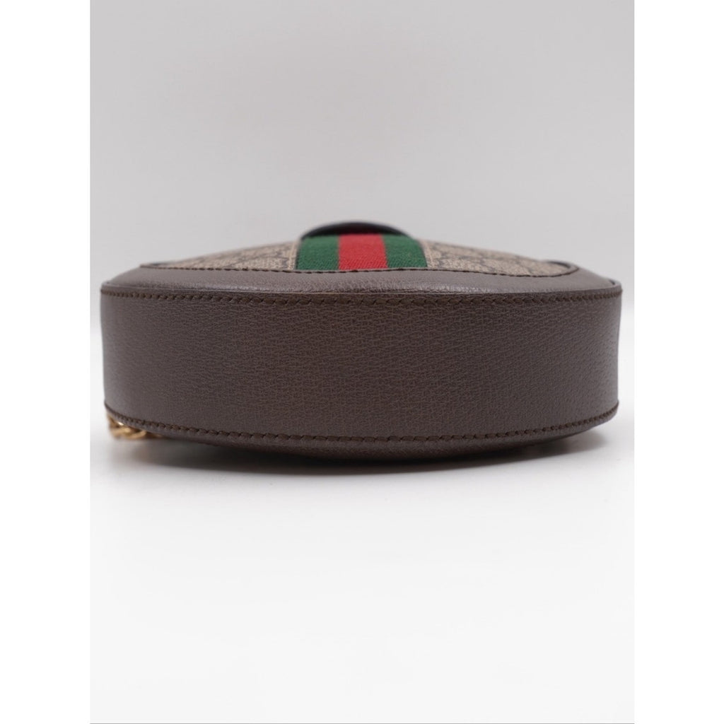 CG52 💗 Gucci Ophidia Mini Round Shoulder Crossbody Bag