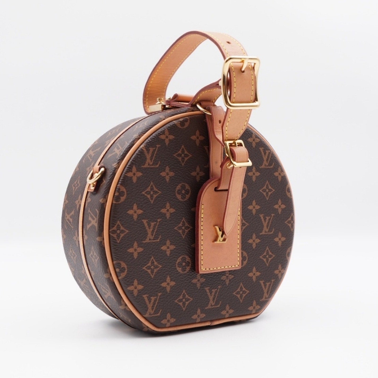 CE26 💟 Louis Vuitton Petite Boite Chapeau Monogram Crossbody Bag