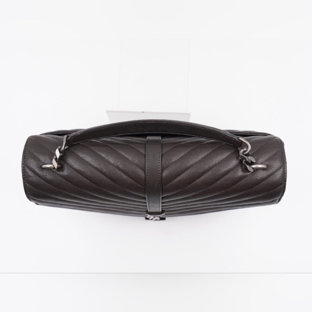 CG10 💟 Saint Laurent Leather College Large