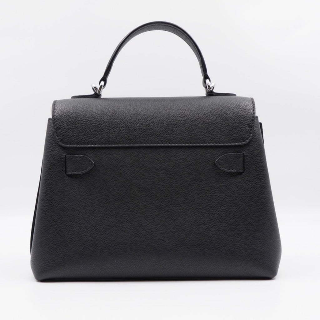 CE31 💟 Louis Vuitton Calfskin Lockme Ever BB Black