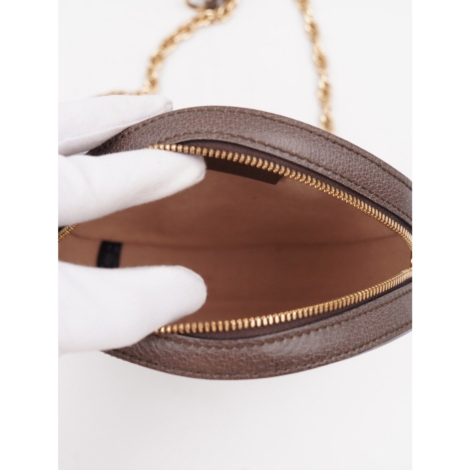 CG52 💗 Gucci Ophidia Mini Round Shoulder Crossbody Bag