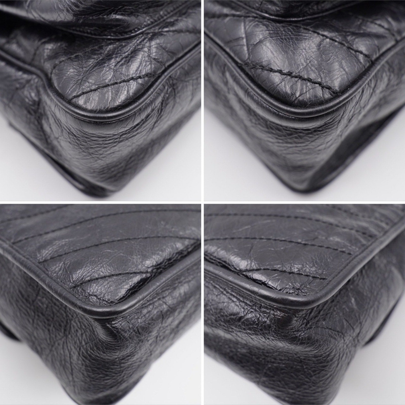 CF12 💟 Saint Laurent Chevron Niki Large