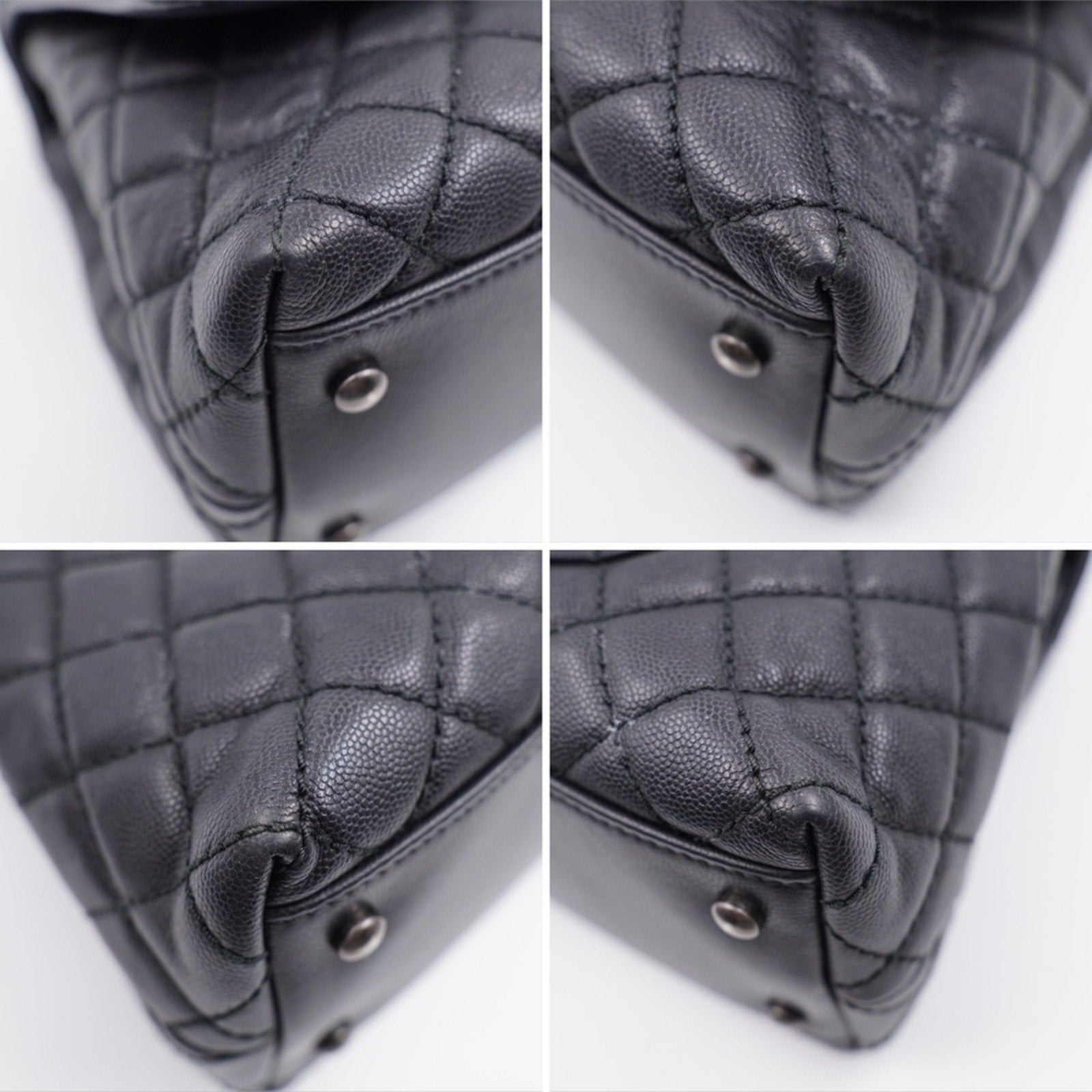 BY09 💕 Chanel Caviar Quilted Small Coco Handle Flap