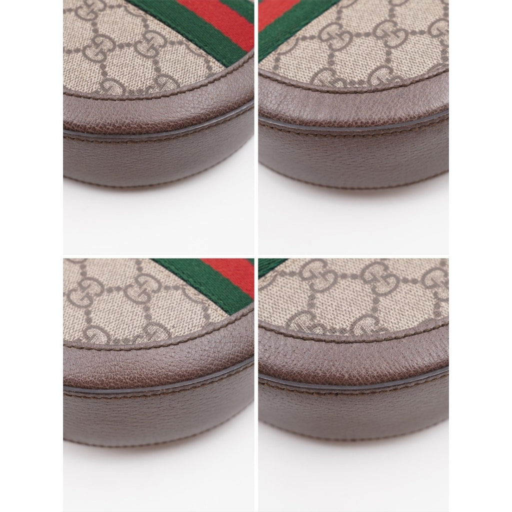 CG52 💗 Gucci Ophidia Mini Round Shoulder Crossbody Bag